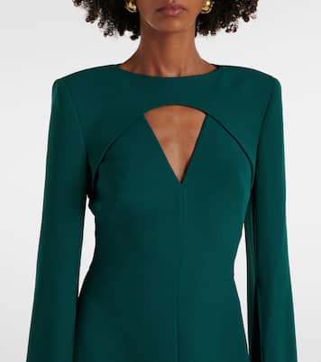 Robe longue Sarita en crêpe | Safiyaa