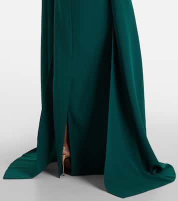 Robe longue Sarita en crêpe | Safiyaa