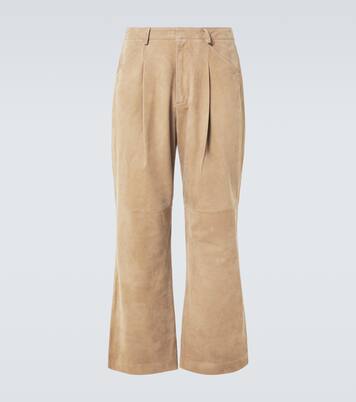 Pantaloni a gamba larga DC in suede | Entire Studios