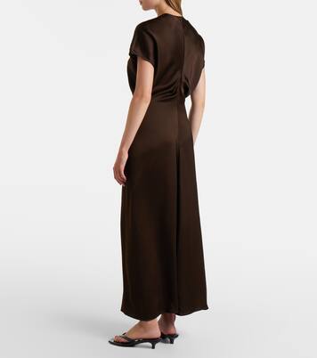 Maxikleid aus Satin | Toteme