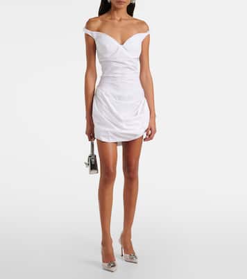 Sandales Camelia 90 en dentelle à ornements | Amina Muaddi