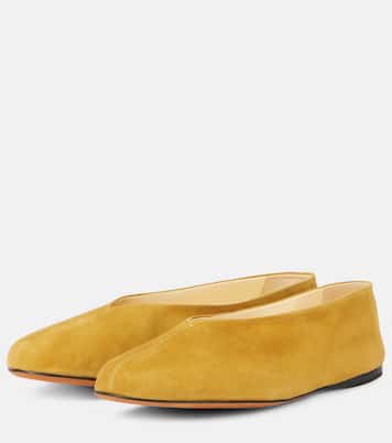 Tee suede ballet flats | Proenza Schouler