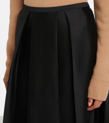 Midirock aus Wolle und Seide | Toteme