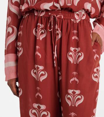 Pantalon ample imprimé | Adriana Degreas