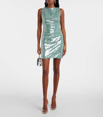 Robe Eton à sequins | Staud