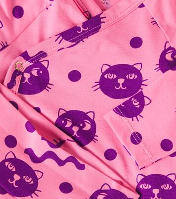 Baby Squiggly Cats bodysuit and leggings set | Mini Rodini