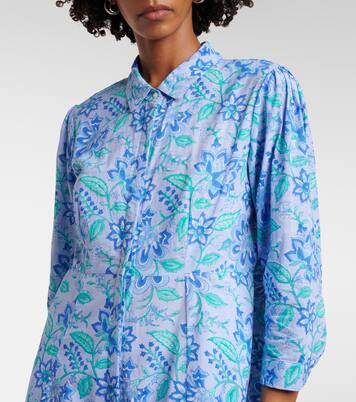 Robe longue en coton à fleurs | Juliet Dunn