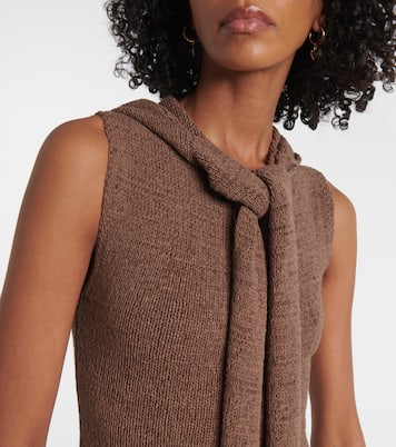 Robe longue Rory en coton mélangé | Aya Muse