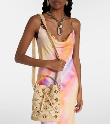 Sac en raphia à ornements | Rabanne