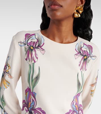 Supremes Swing floral jersey minidress | La DoubleJ