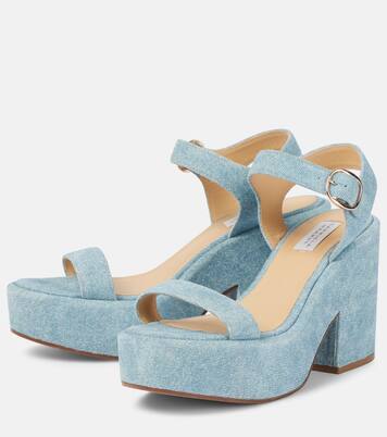 Iman denim platform sandals | Gabriela Hearst