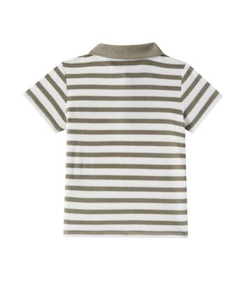 Striped cotton-blend terry polo shirt | Tartine et Chocolat
