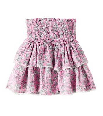 Jupe Melina en coton à fleurs | The New Society