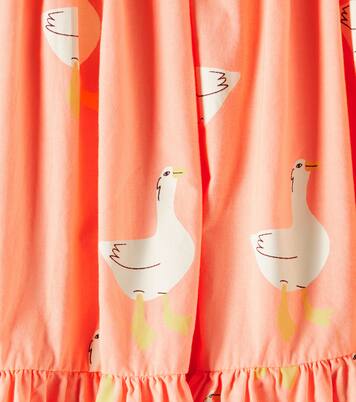 Duck printed ruffled cotton jersey skirt | Jellymallow