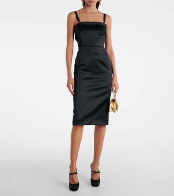 Midikleid aus Satin | Dolce&Gabbana