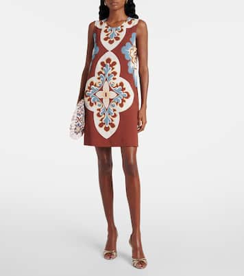 Printed satin shift dress | La DoubleJ