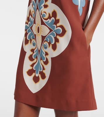 Printed satin shift dress | La DoubleJ