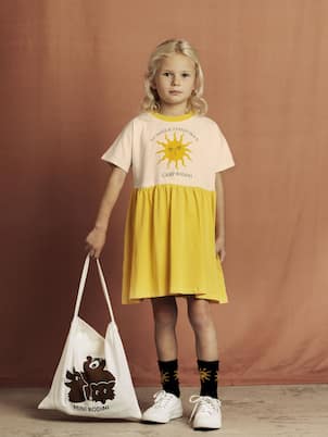 Bedrucktes Kleid aus Baumwolle | Mini Rodini