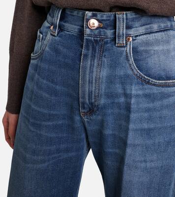 Low-rise straight jeans | Brunello Cucinelli