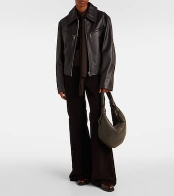 Schultertasche Fortune Croissant aus Leder | Lemaire