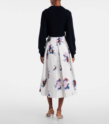 Midirock aus Baumwollpopeline | Erdem