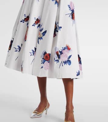 Midirock aus Baumwollpopeline | Erdem