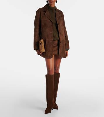 Voltia suede jacket | Nour Hammour