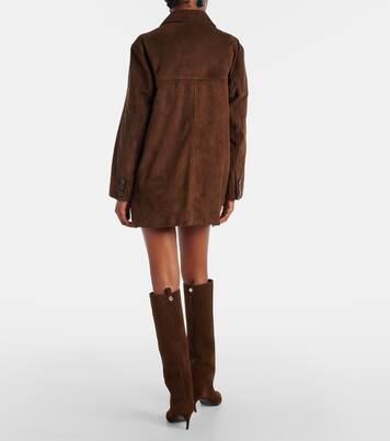 Voltia suede jacket | Nour Hammour