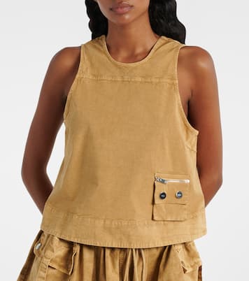 Top aus einem Baumwollgemisch | Ganni