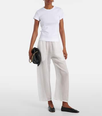 Nando ribbed-knit cotton T-shirt | Leset