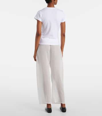 Nando ribbed-knit cotton T-shirt | Leset