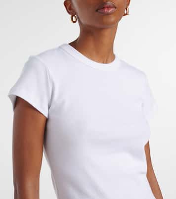 Nando ribbed-knit cotton T-shirt | Leset