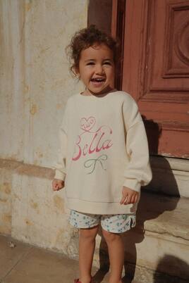 Printed cotton jersey sweatshirt | Konges Sløjd