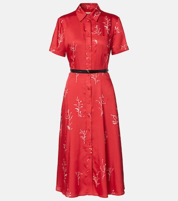 Bedrucktes Midikleid Kiera aus Seide | Altuzarra