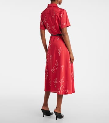 Bedrucktes Midikleid Kiera aus Seide | Altuzarra