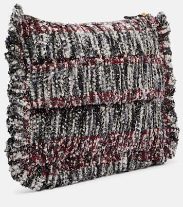 Bestickte Clutch aus Jacquard | La DoubleJ