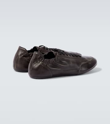 Collapse leather sneakers | Prada