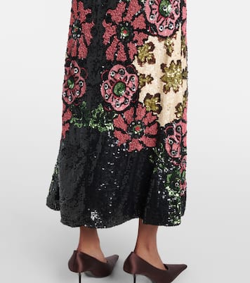 Maxikleid Clingy Swing mit Pailletten | La DoubleJ