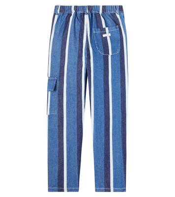 Theoule striped denim cargo pants | Donsje