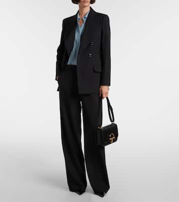 Double-breasted wool blazer | Gucci