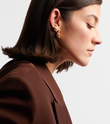 Icon Wallpaper 14kt gold drop earrings   | Sydney Evan