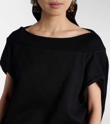 Sudadera Cocoon de jersey de algodón | Dries Van Noten