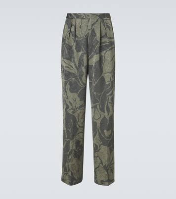 Pantalon droit imprimé | Dries Van Noten