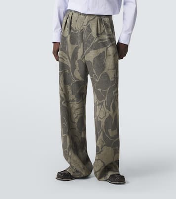 Pantalon droit imprimé | Dries Van Noten