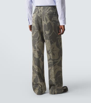 Pantalon droit imprimé | Dries Van Noten