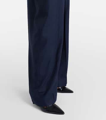 Flannel wide-leg pants | Toteme