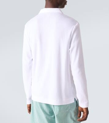 Cotton terry polo shirt | Fedeli