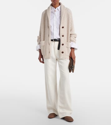 Cardigan aus einem Baumwollgemisch | Brunello Cucinelli