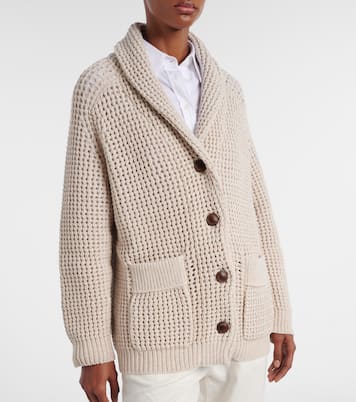Cardigan aus einem Baumwollgemisch | Brunello Cucinelli