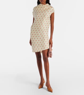 Robe en soie à fleurs | Khaite